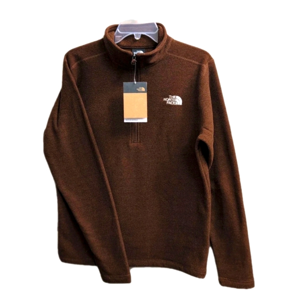 NWT The North Face Textured Cap Rock 1/4 Zip Pullover Sweatshirt  Men Small